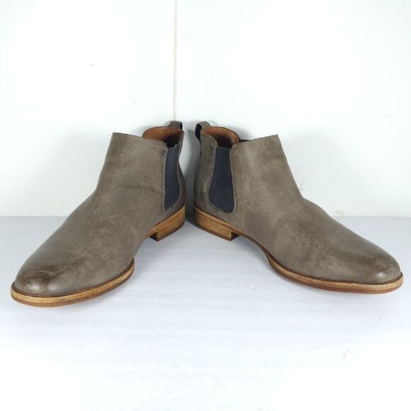 Kork Ease Women's Kama US 8,5M Taupe Leather Chelsea Ankle Booties Boots - Picture 6 of 14